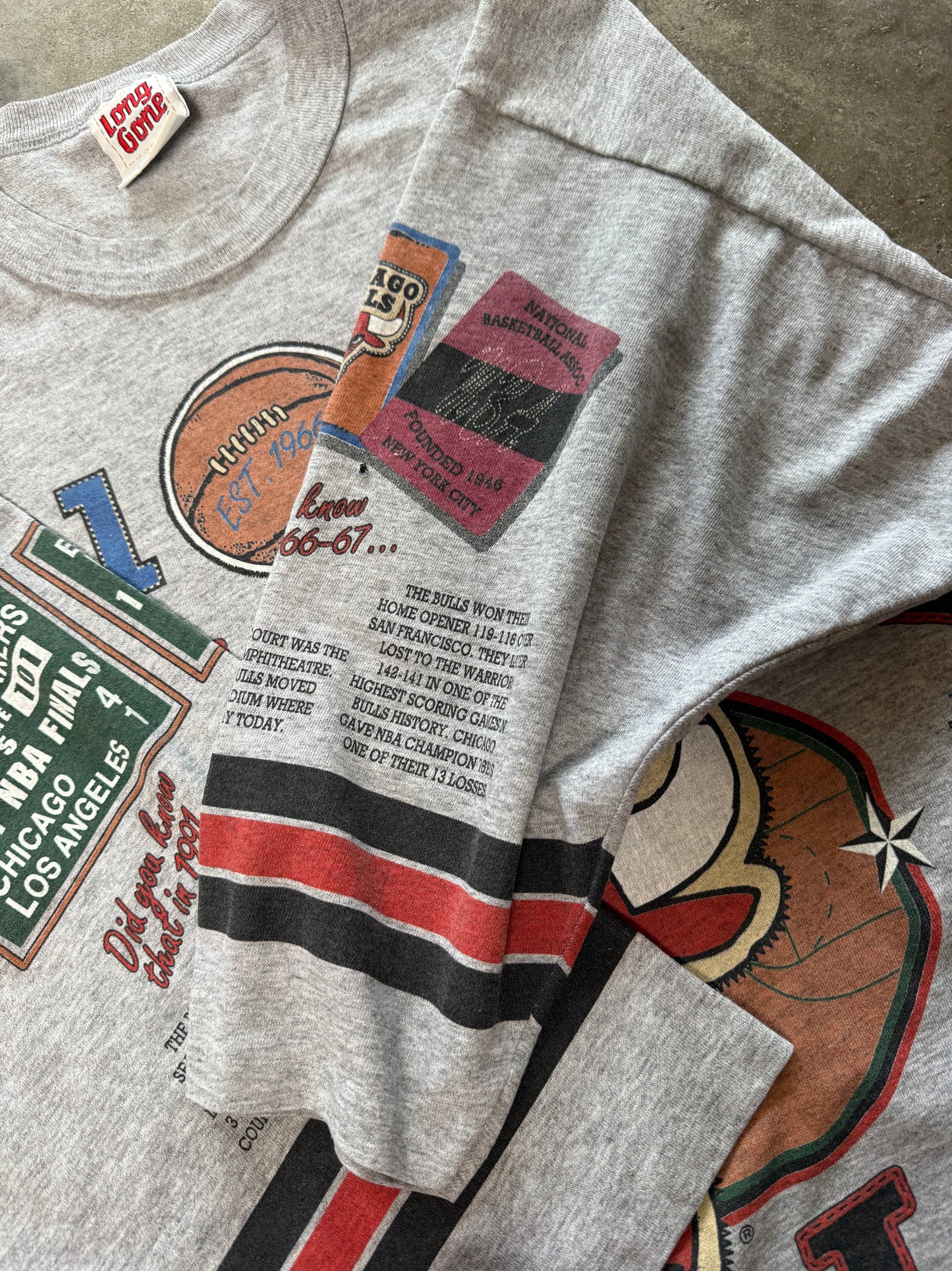 (XL) 1992 Bulls Quarter-Sleeve