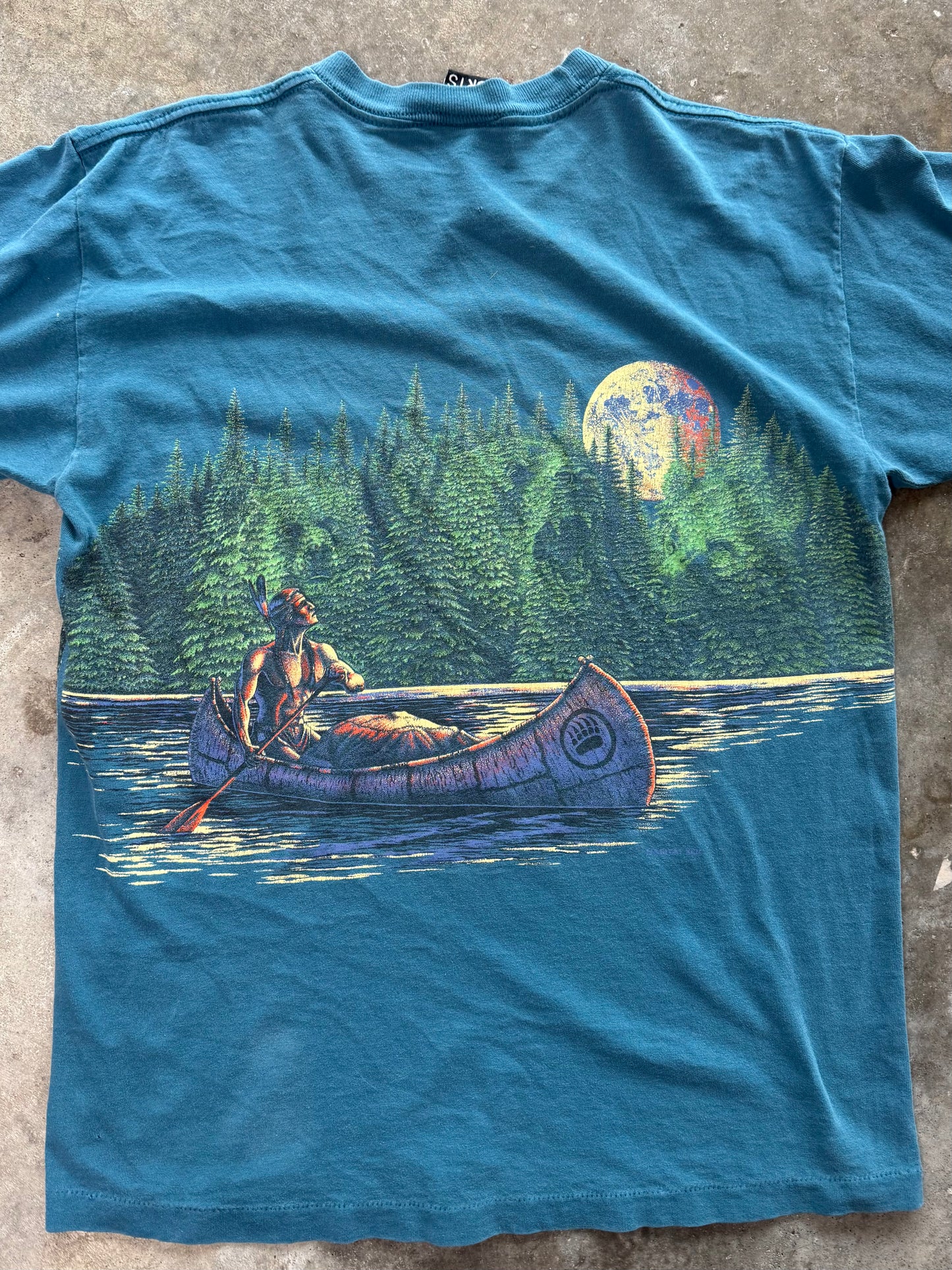 (M) Vintage Natives Wrap-Around Tee