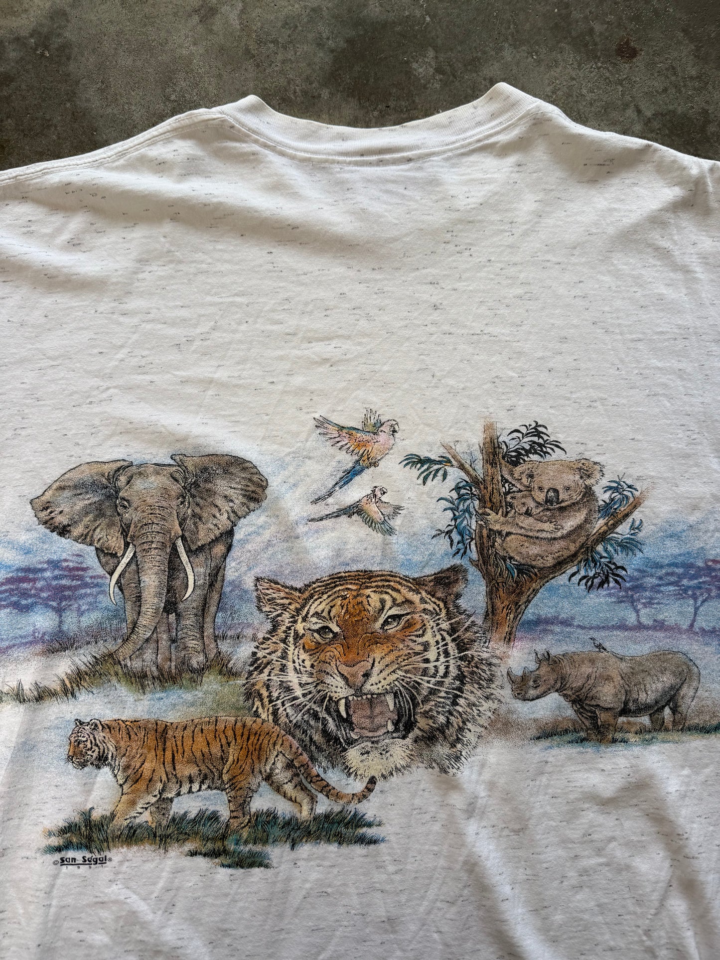 (XL) 1991 Busch Gardens Wrap-Around Tee