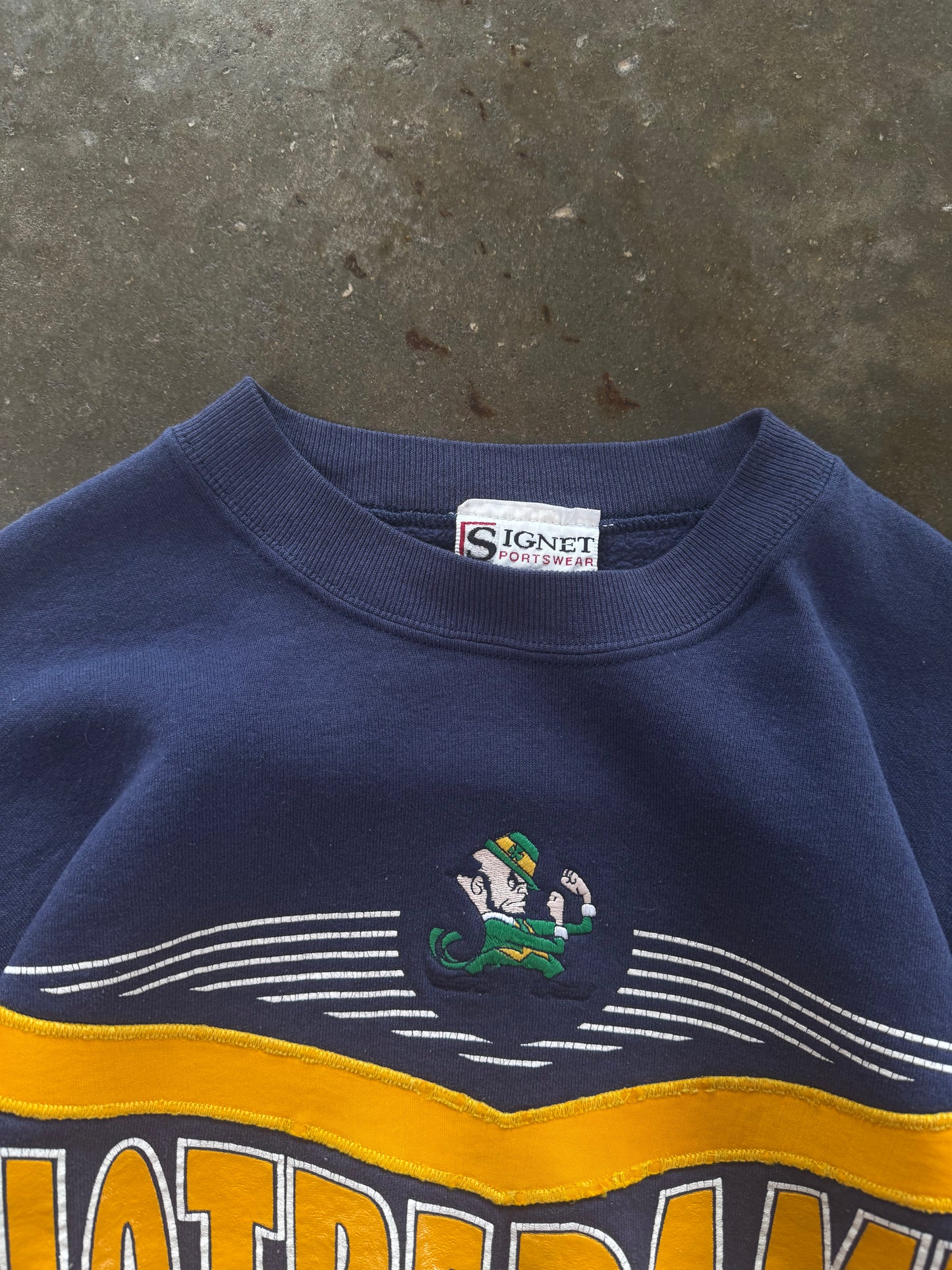 (L) Vintage Norte Dame Sweatshirt