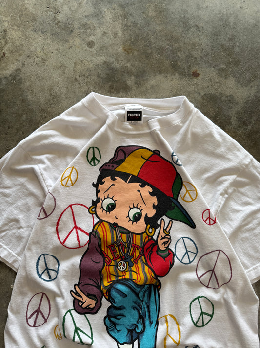 (XL) 1993 Betty Boop Peace Tee