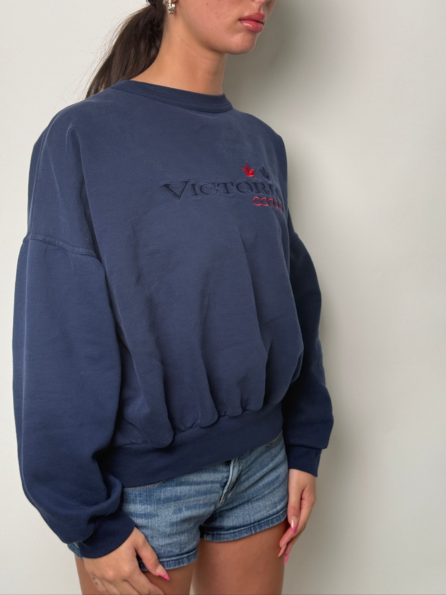 (S) 00s Navy Crewneck