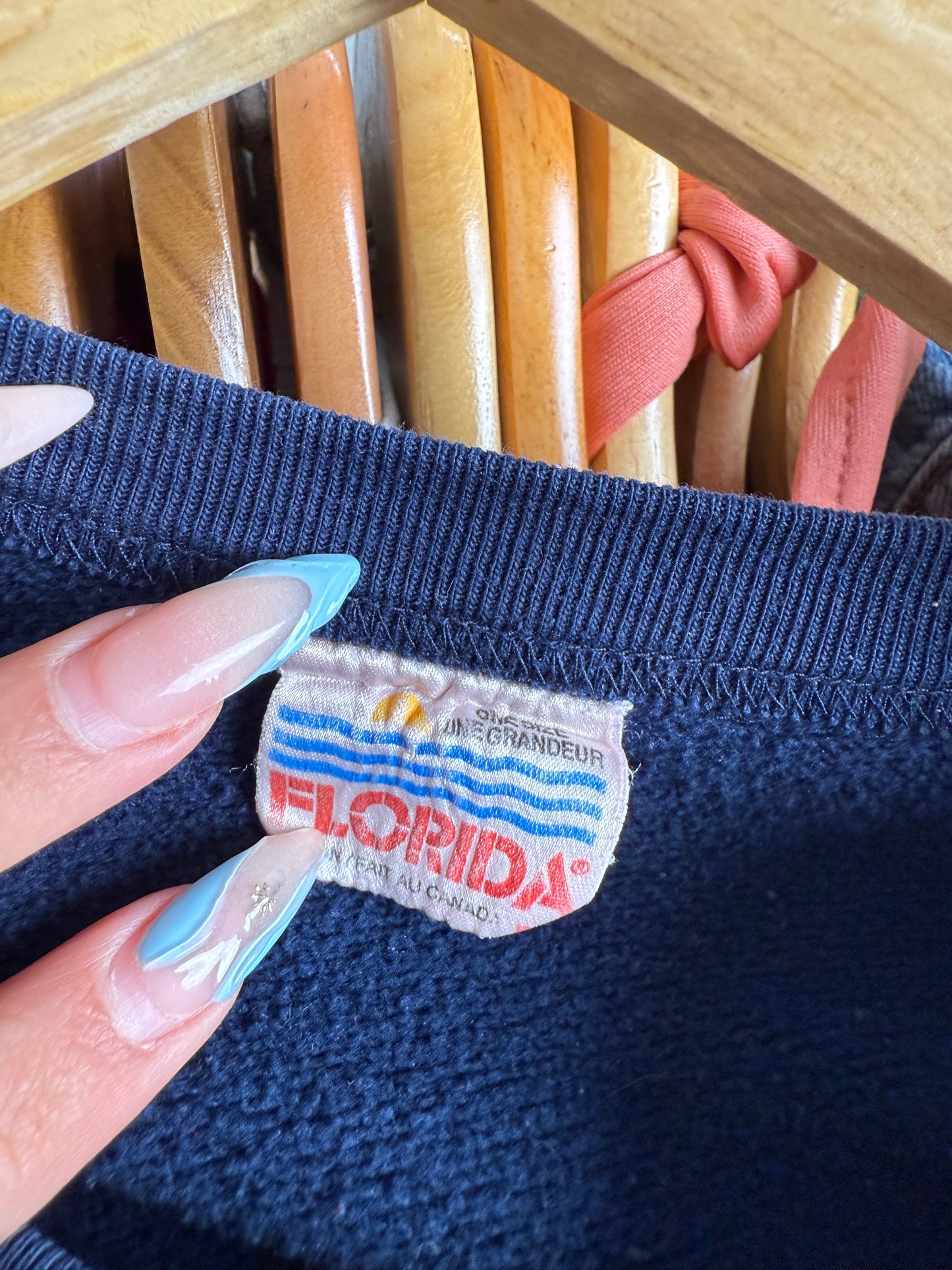 (S) 00s Navy Crewneck
