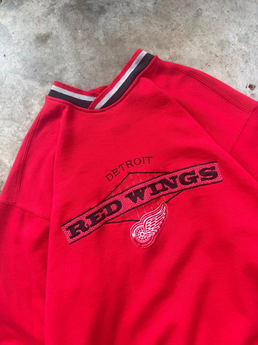 (L) Vintage Detroit Red Wings Sweatshirt