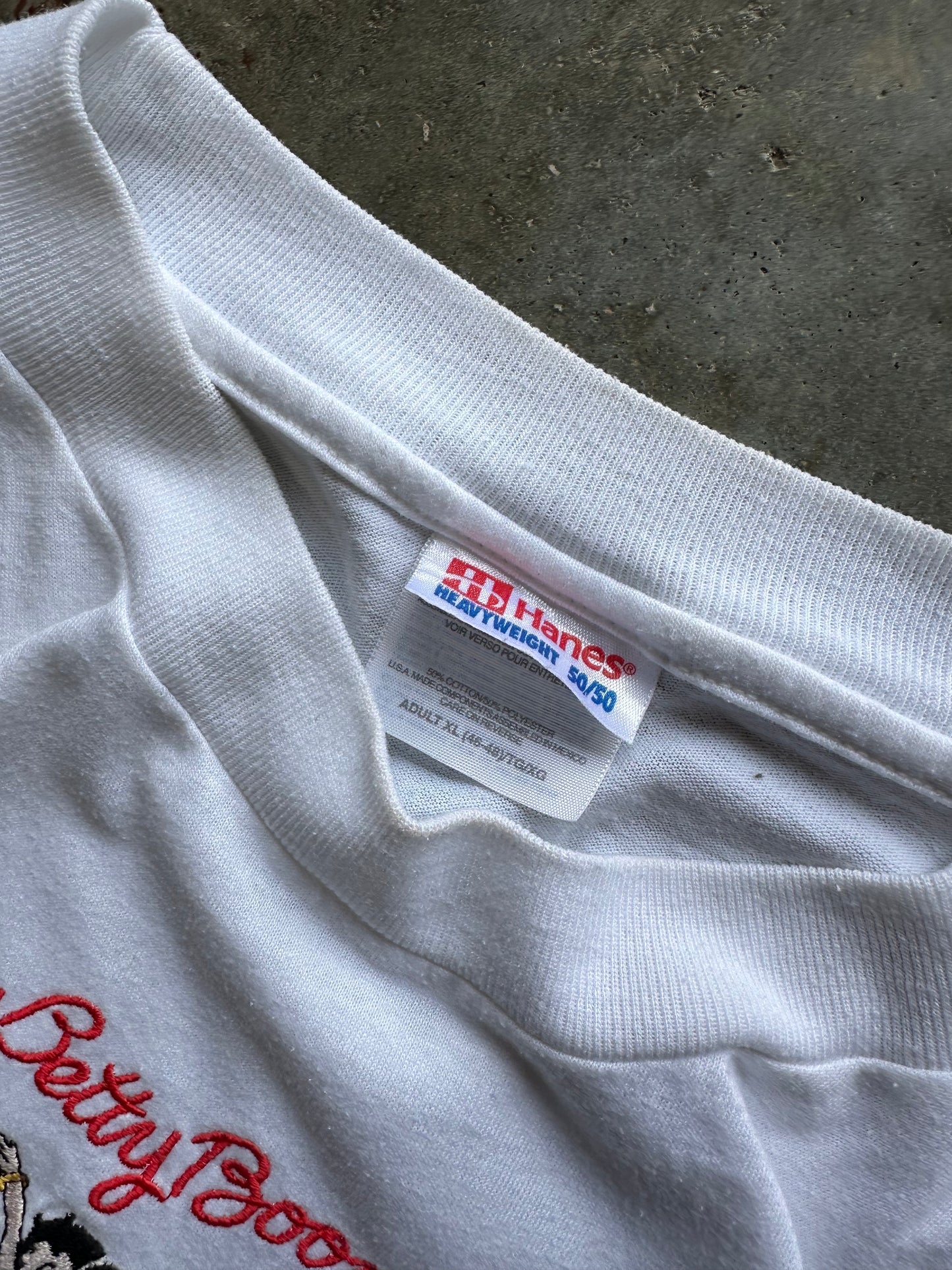 (XL) Vintage Betty Boop Embroidered Tee
