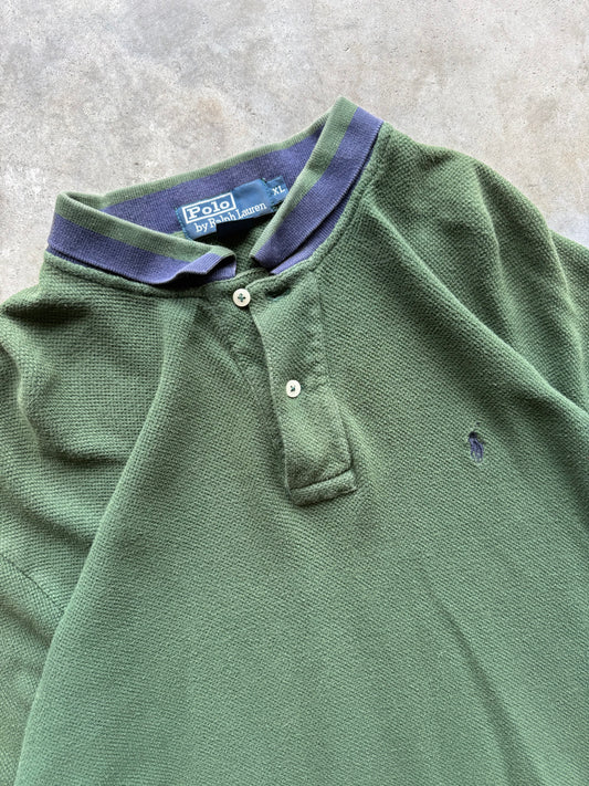 (XL) Vintage Longsleeve Polo