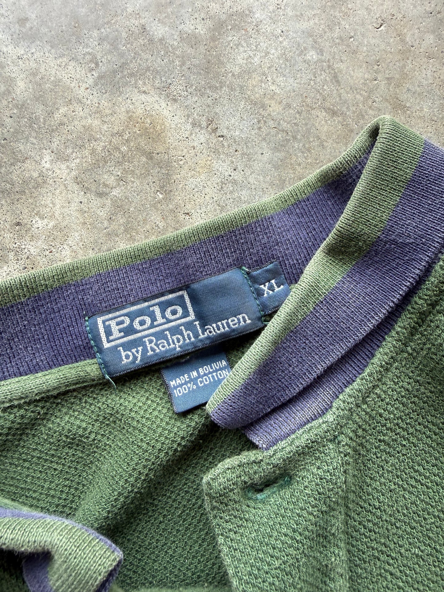 (XL) Vintage Longsleeve Polo