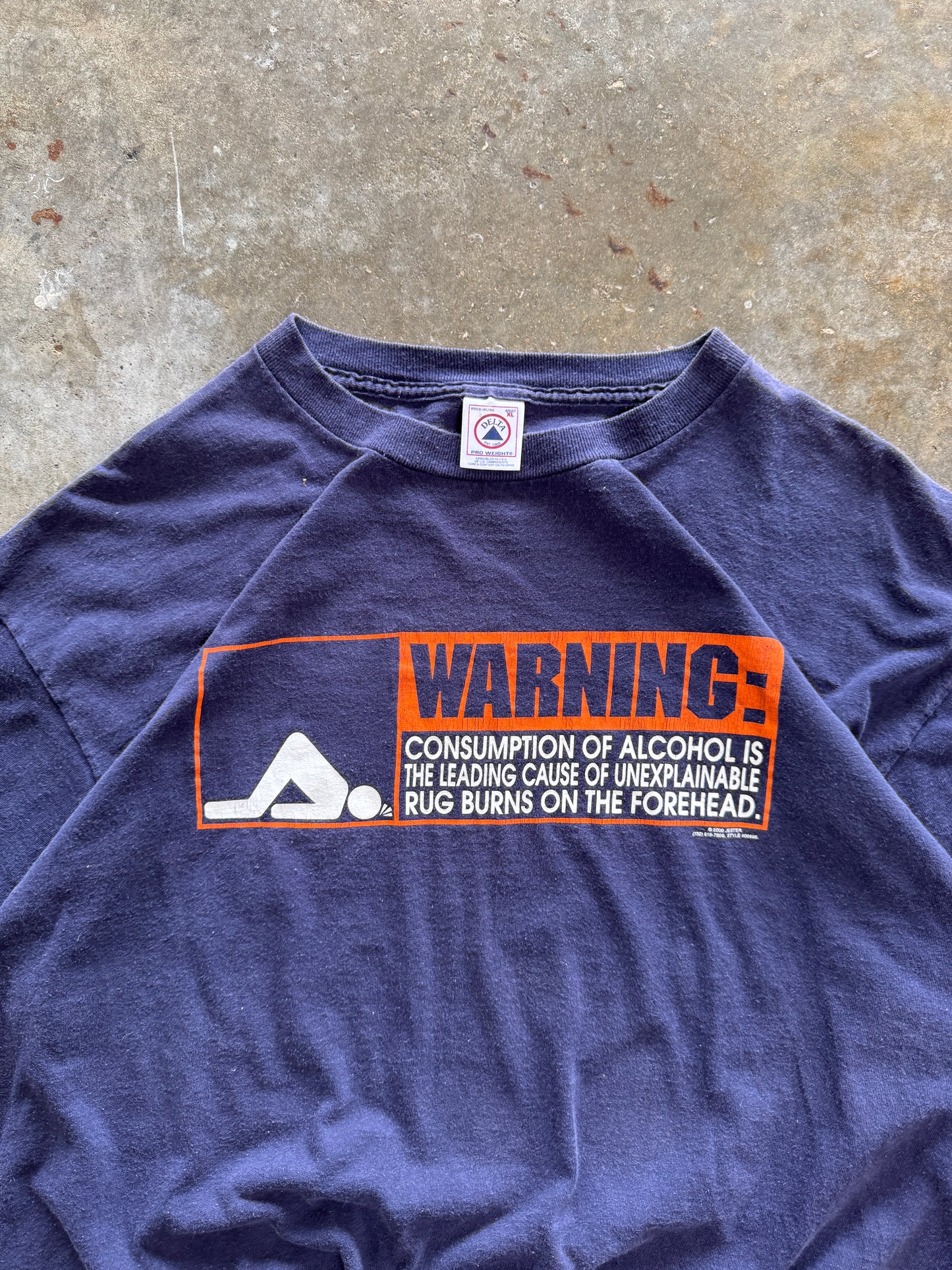 (XL) 00s Warning Tee