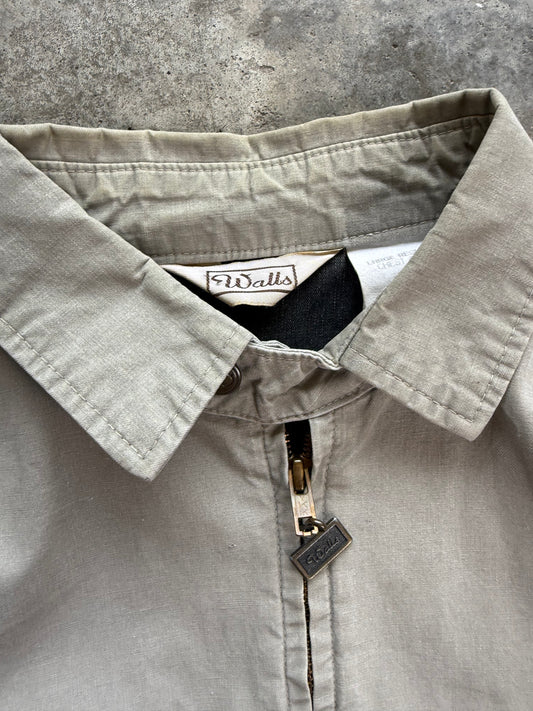 (L) Vintage Walls Zip-Up