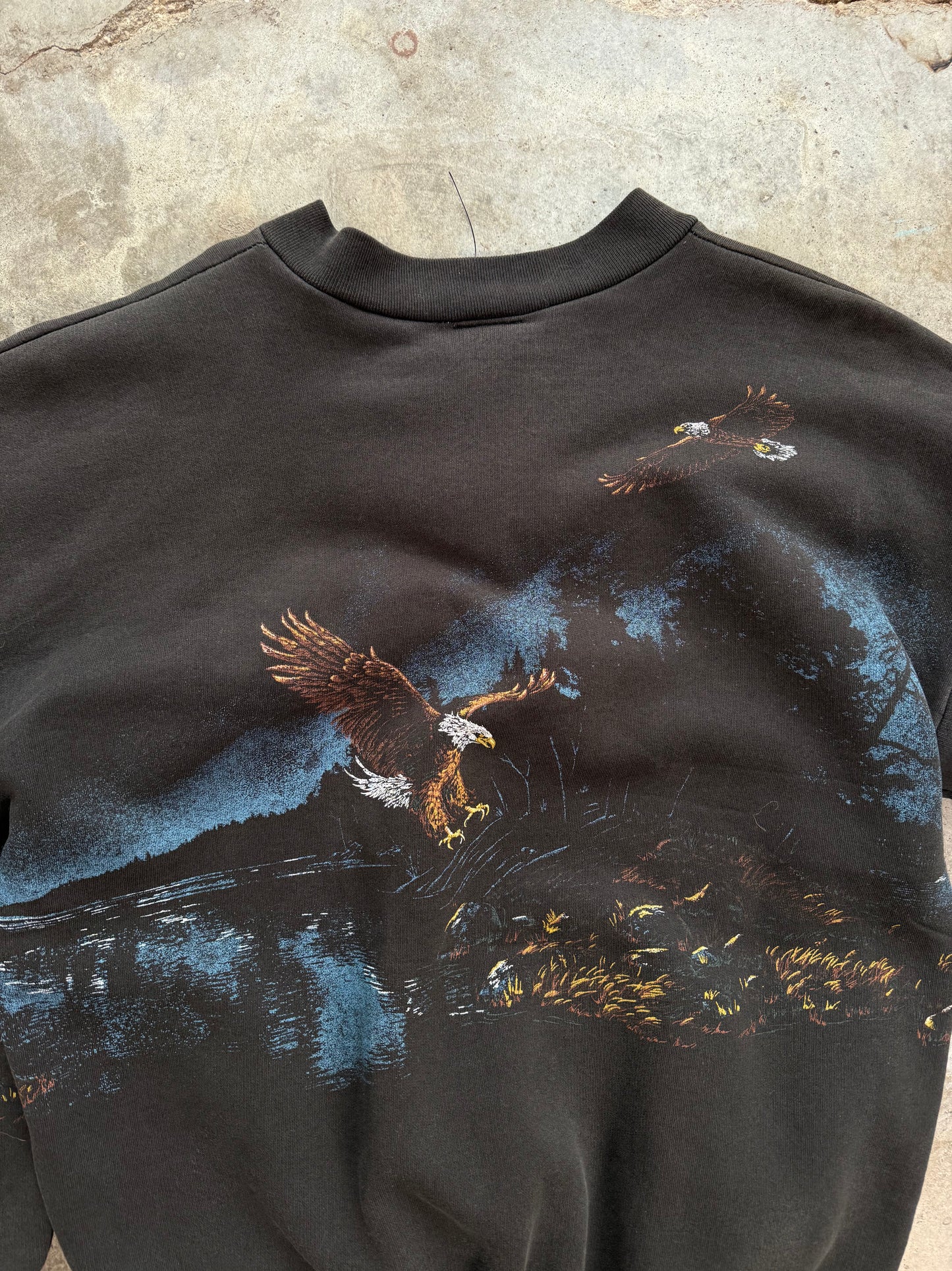 (L) Vintage Nature AOP Sweatshirt