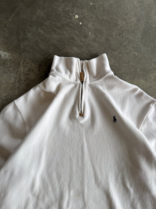 (XL) Vintage Polo Quarter-Zip