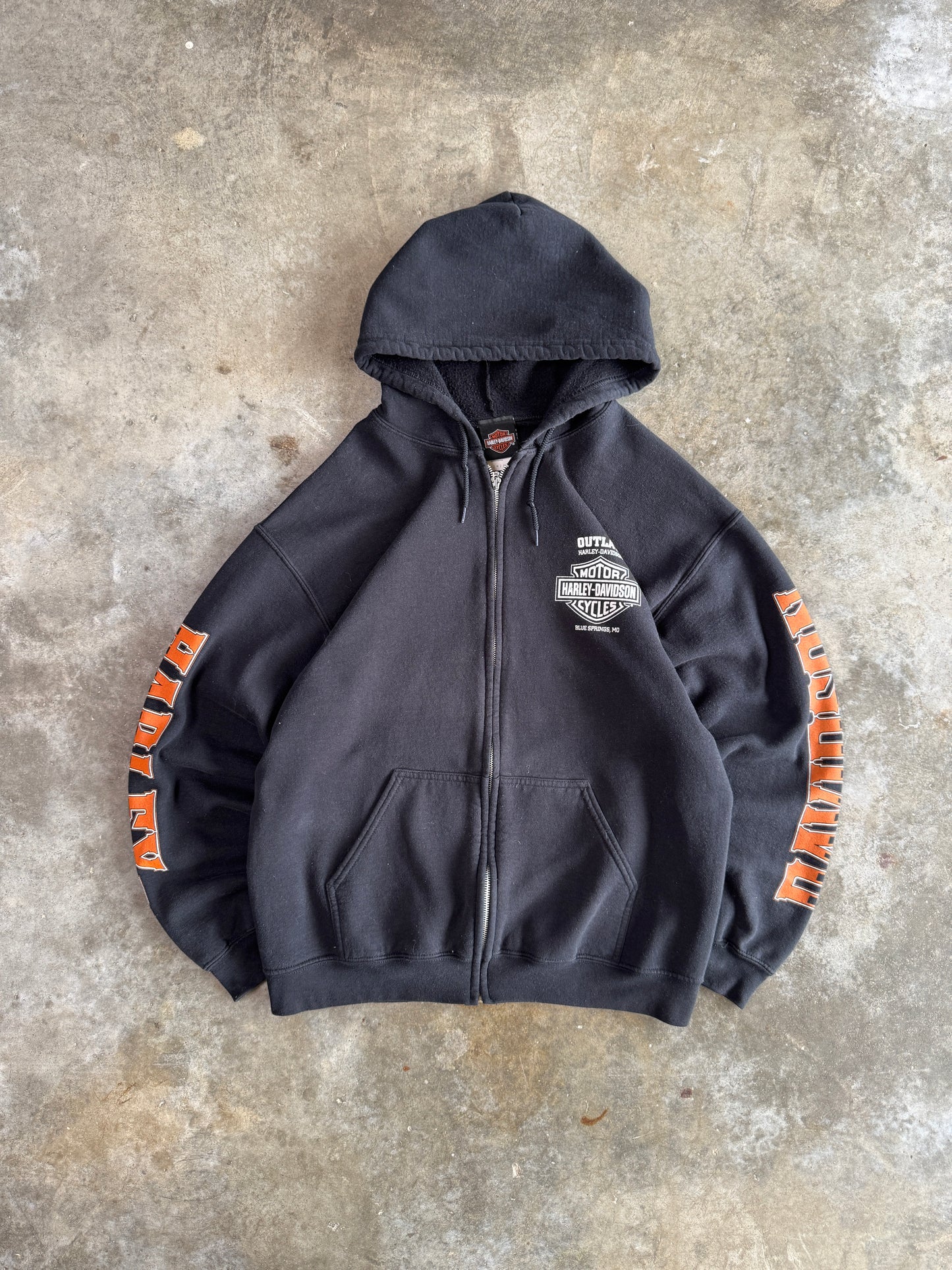 (L) 00s Harley Davidson Jacket