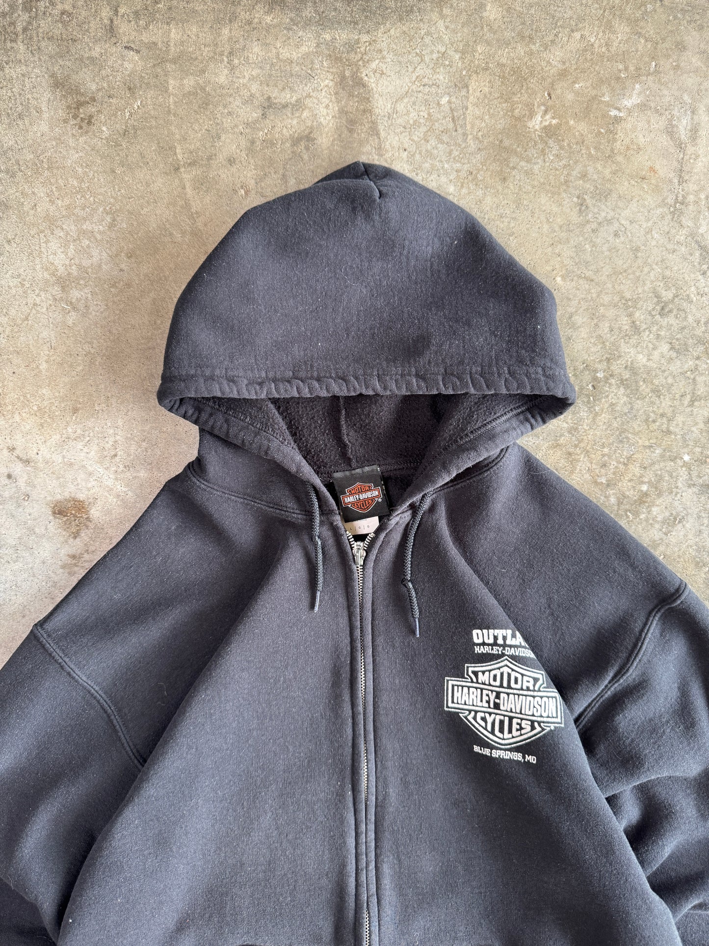 (L) 00s Harley Davidson Jacket