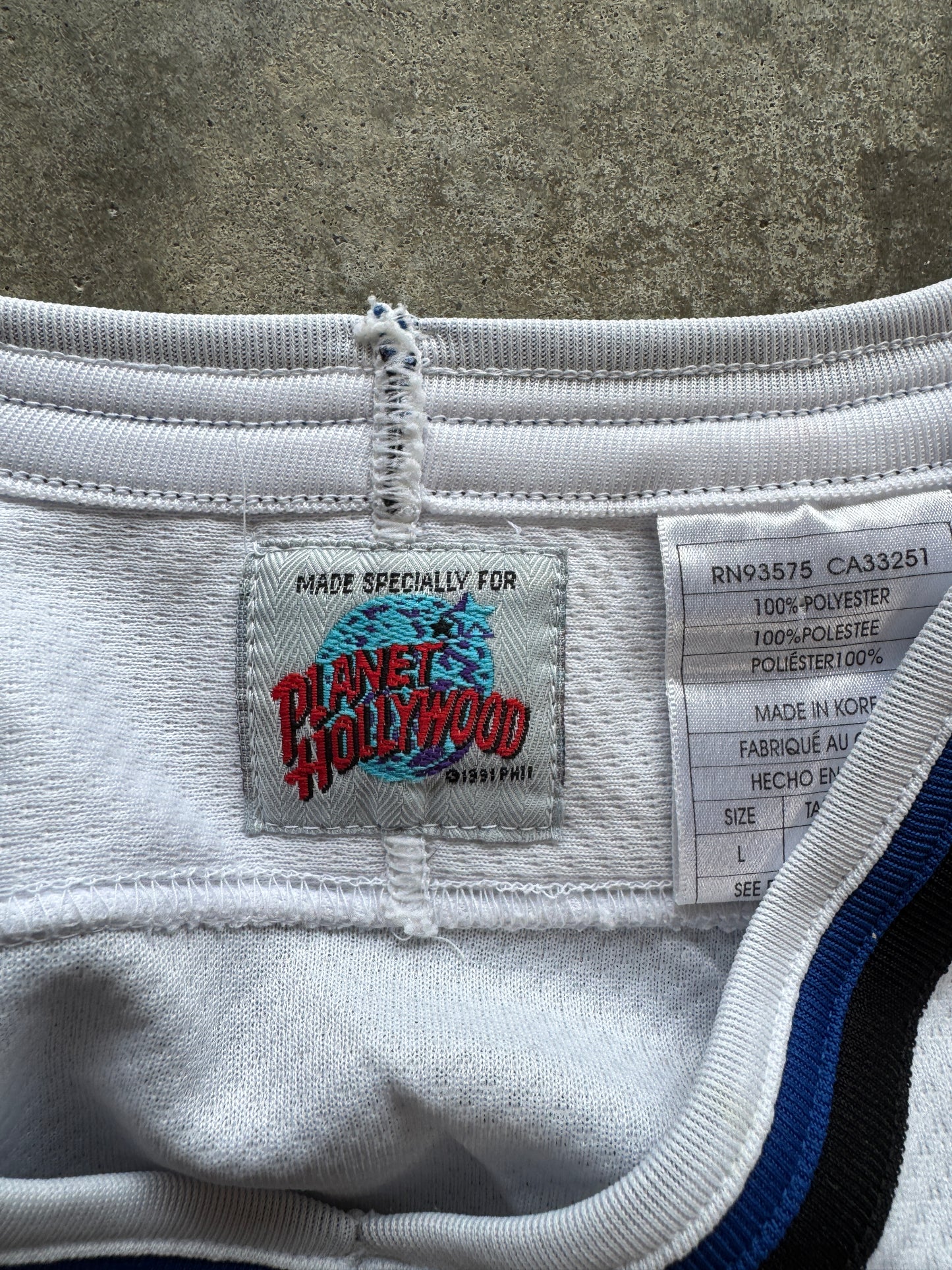 (L) Vintage Planet Hollywood Jersey