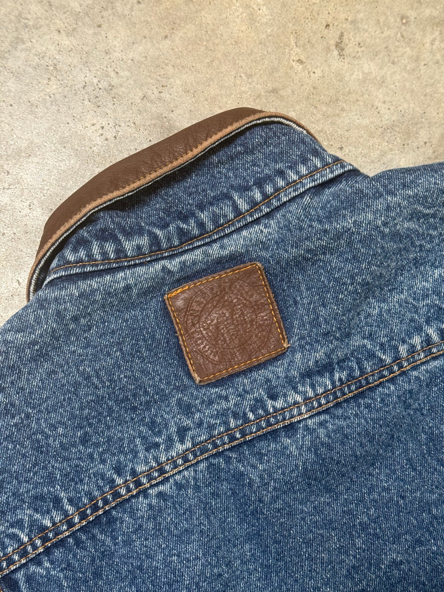 (M) Vintage Marlboro Denim Jacket