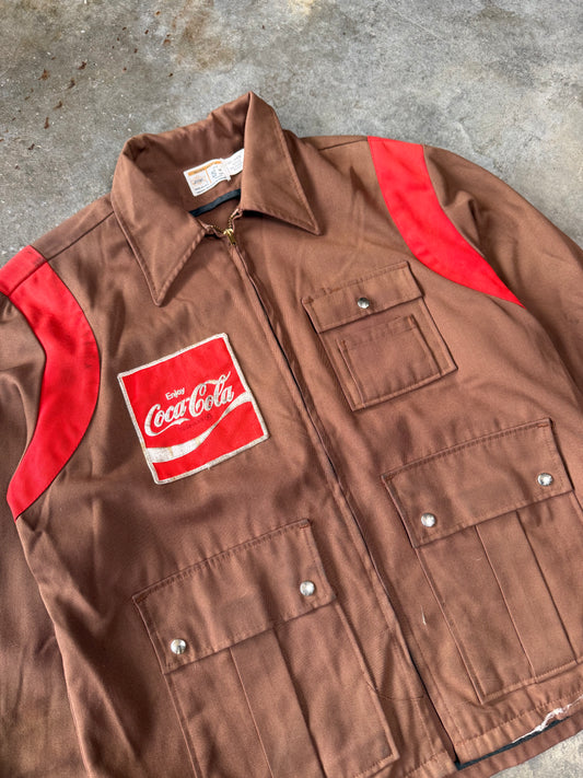 (L) Vintage Coca-Cola Factory Jacket