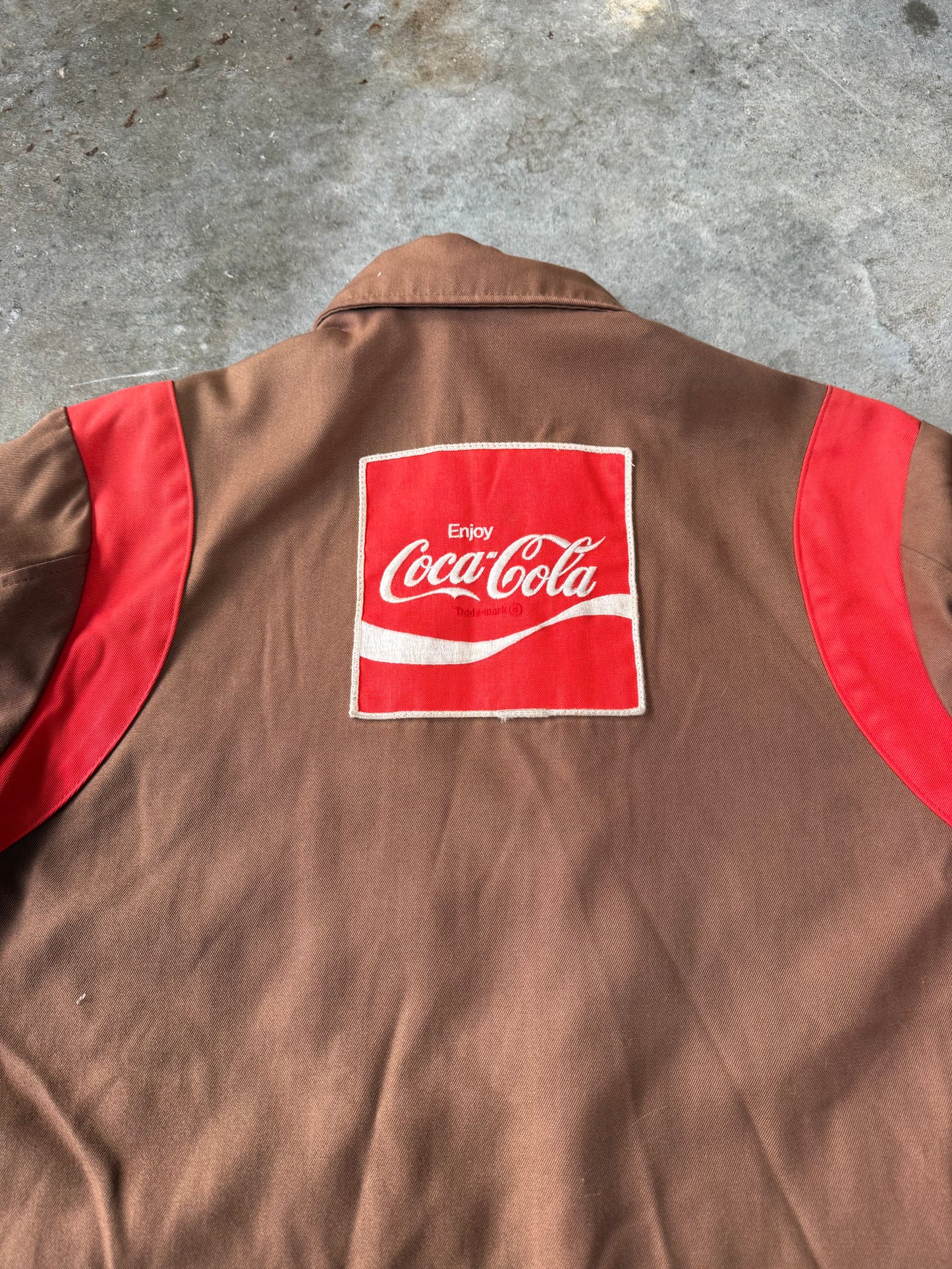 (L) Vintage Coca-Cola Factory Jacket