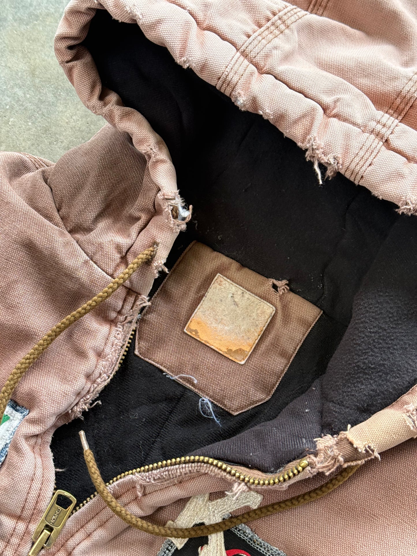 (L) Vintage Berne Workwear Patch Jacket