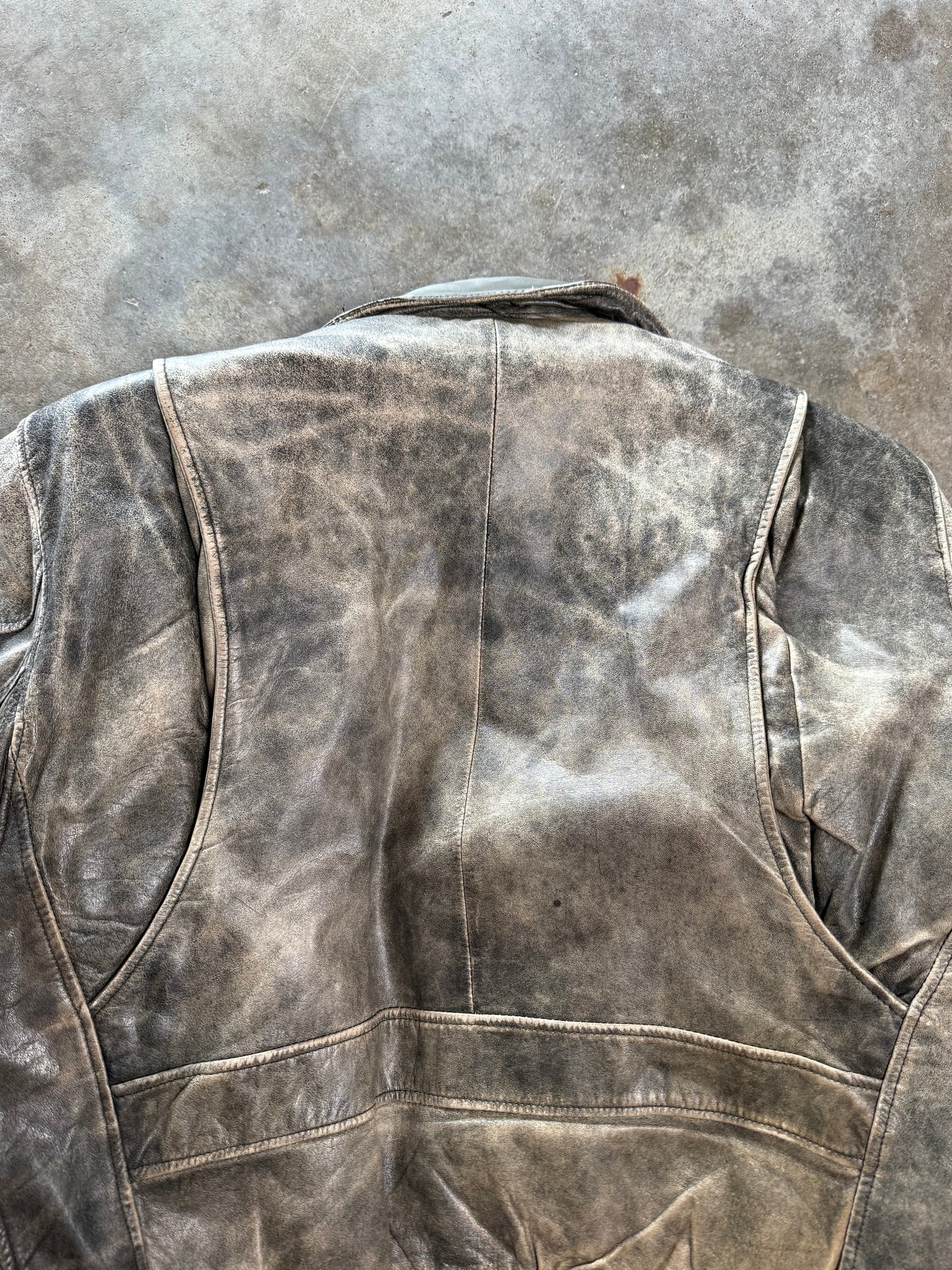 (S) Vintage Adventure Bound Leather Jacket