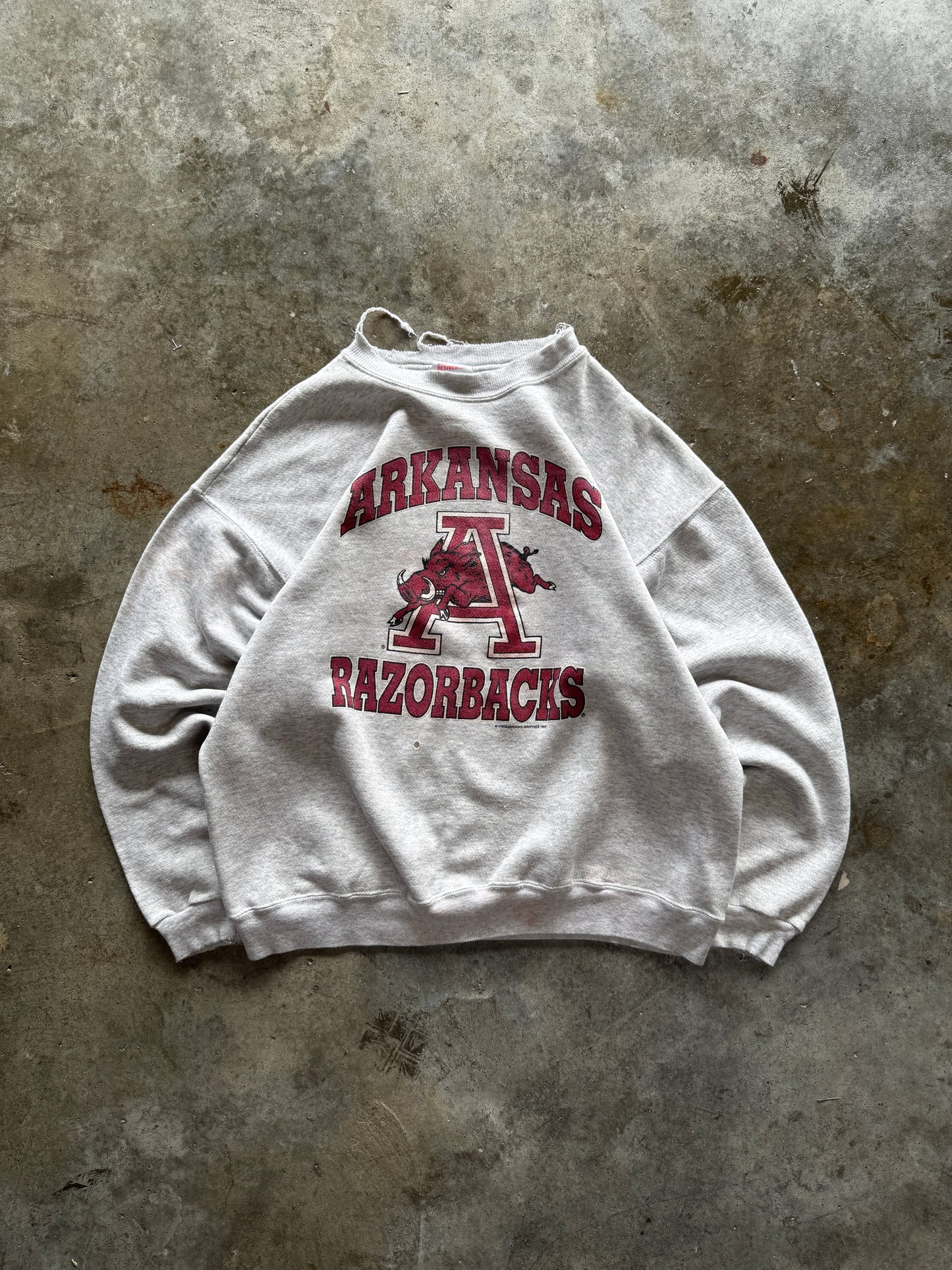 (XL) Vintage Arkansas Razorbacks Sweatshirt