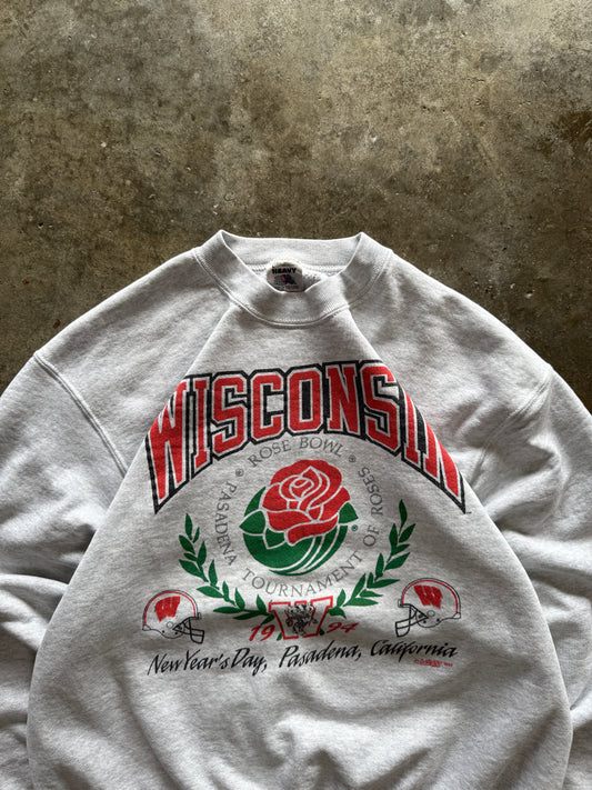(L) Vintage Wisconsin Football Sweatshirt