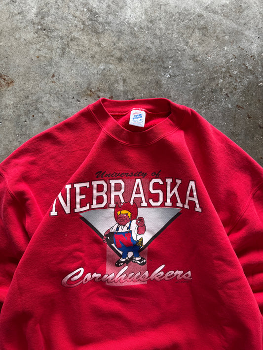 (XL) Vintage Nebraska Huskers Sweatshirt