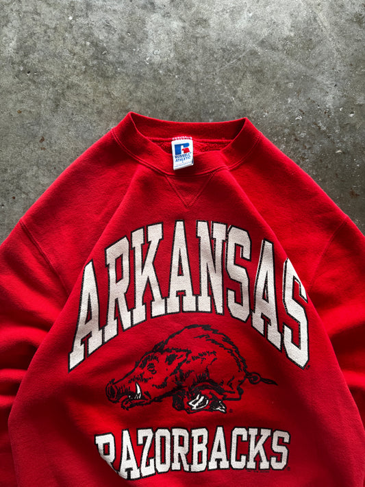 (L) Vintage Arkansas Razorbacks Sweatshirt
