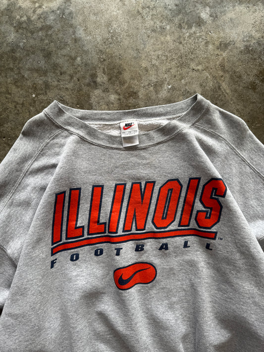 (XXL) Vintage Illinois Football Sweatshirt