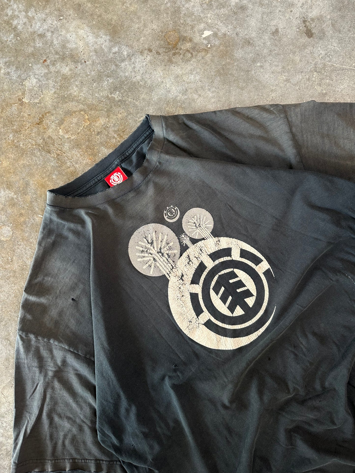(XXL) 00s Faded Element Skate Tee