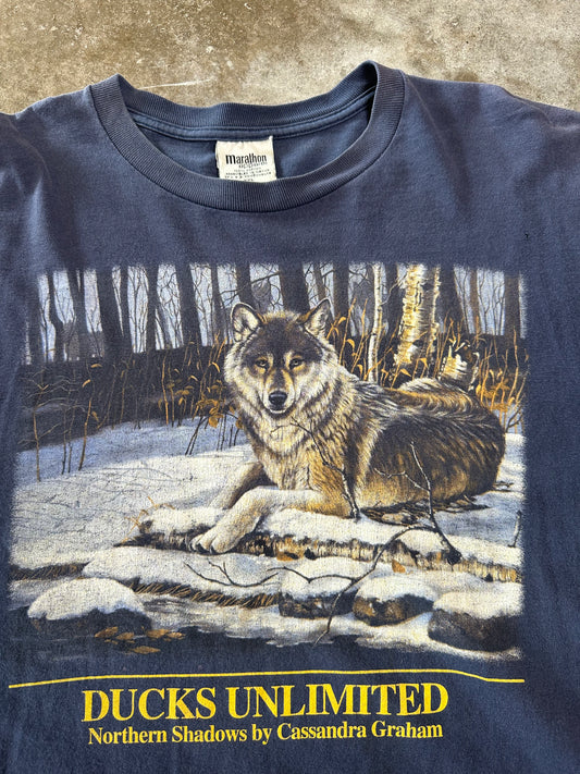 (XXL) Vintage Wolf Nature Tee