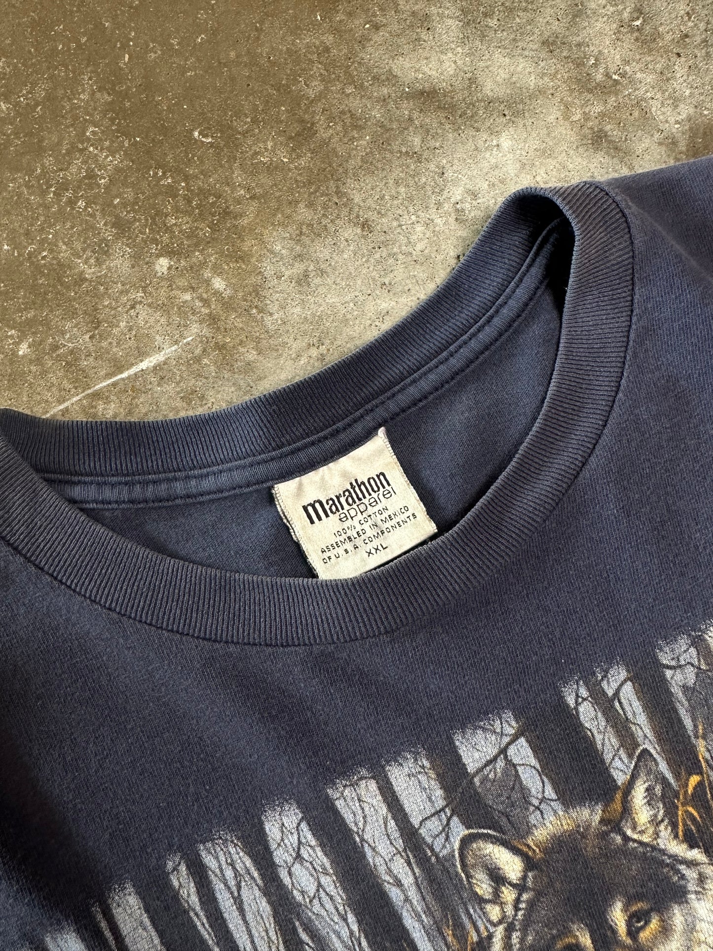 (XXL) Vintage Wolf Nature Tee