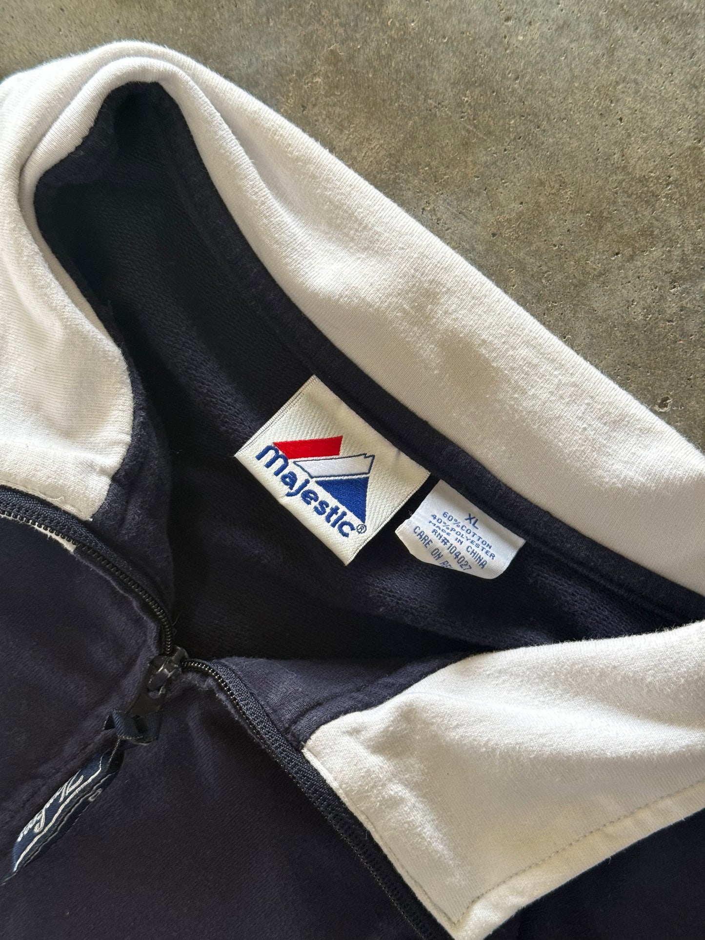 (XL) Vintage NY Yankees Baseball Zip-Up