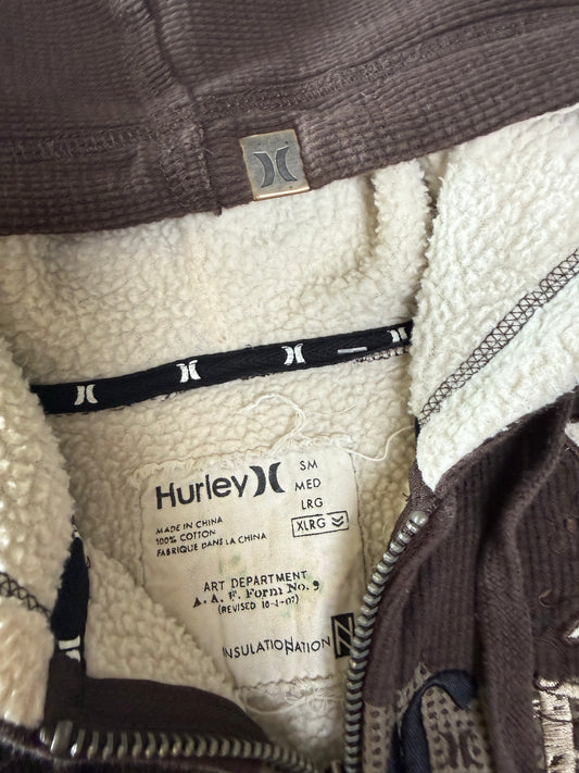 (XL) Vintage Hurley Thermal-Lined Jacket