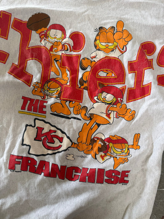 (L) 1994 Kansas City Chiefs Garfield Sweatshirt