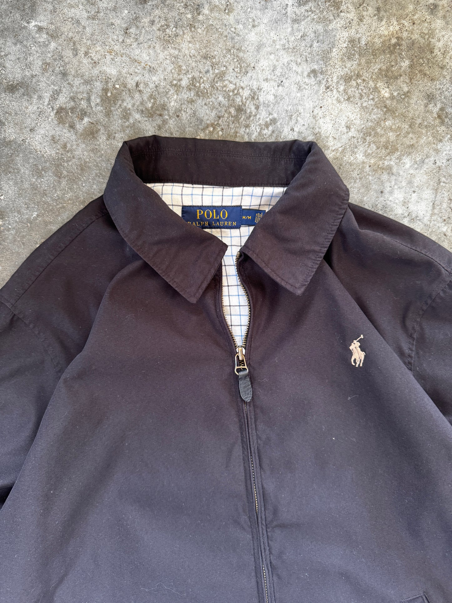 (M) Vintage Polo Zip-Up