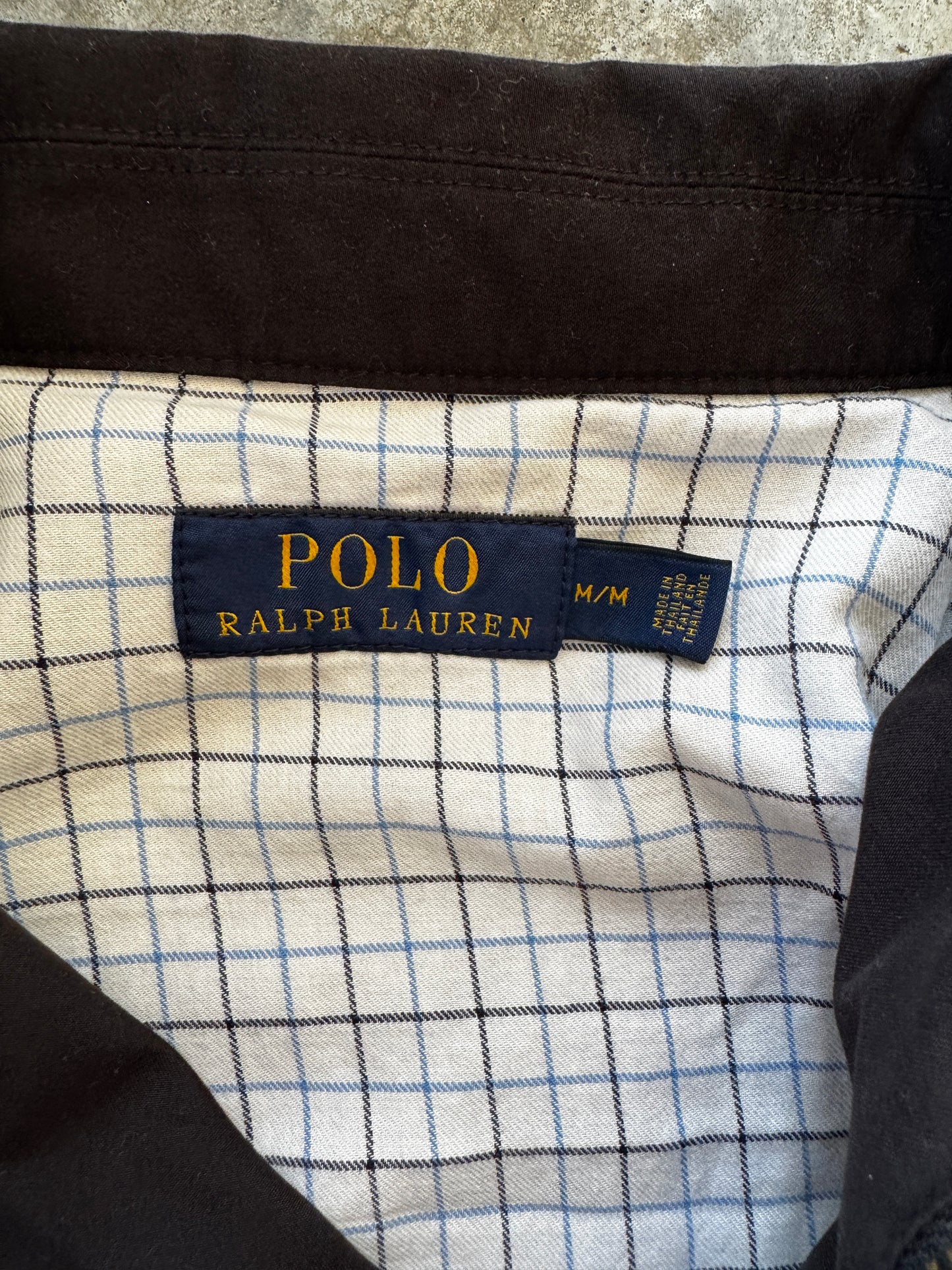 (M) Vintage Polo Zip-Up