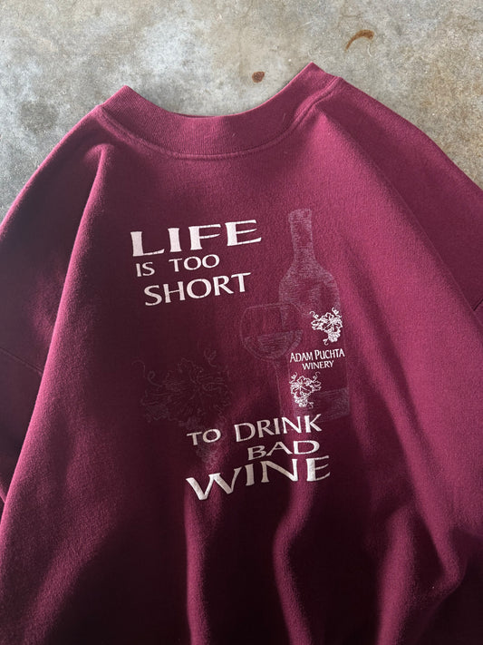(L) Vintage Wine Sweatshirt