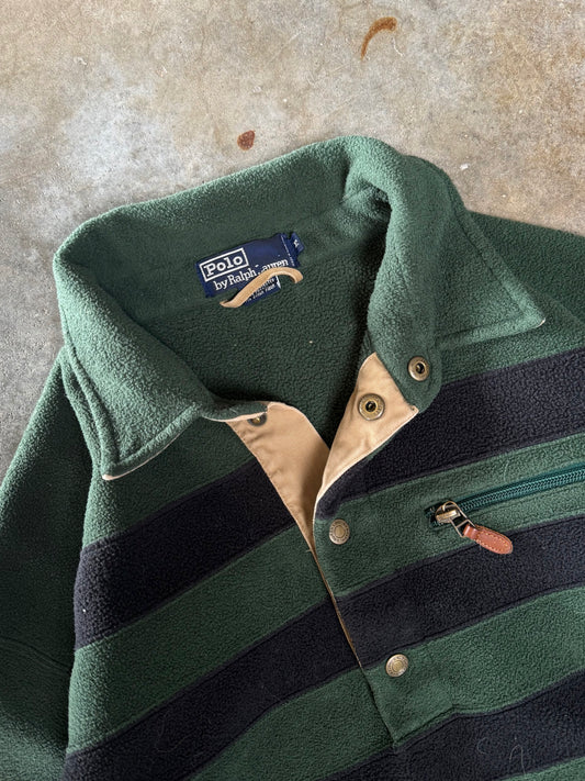 (M) Vintage Polo Fleece Pullover