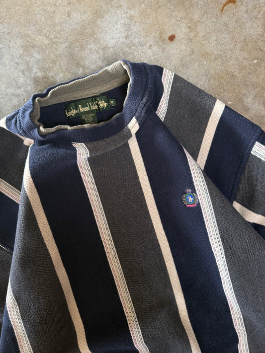 (XL) Vintage Striped Sweatshirt