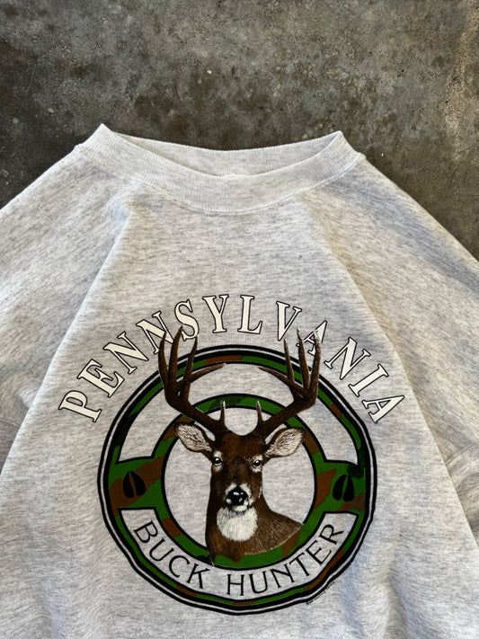 (L) Vintage Buck Sweatshirt