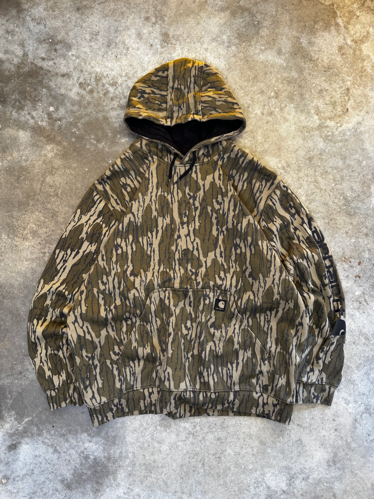 (XXL) Vintage Carhartt Camo Hoodie