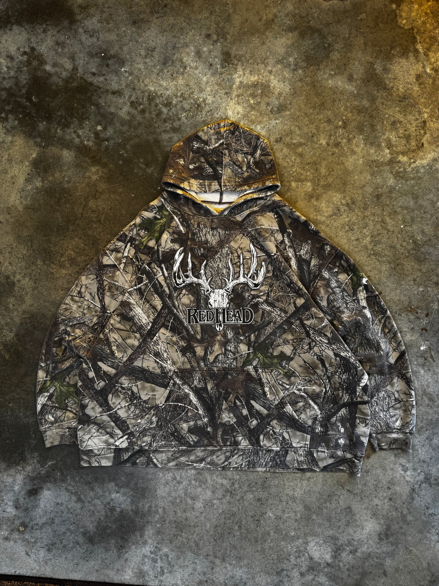 (XXL) 00s Camo Hoodie