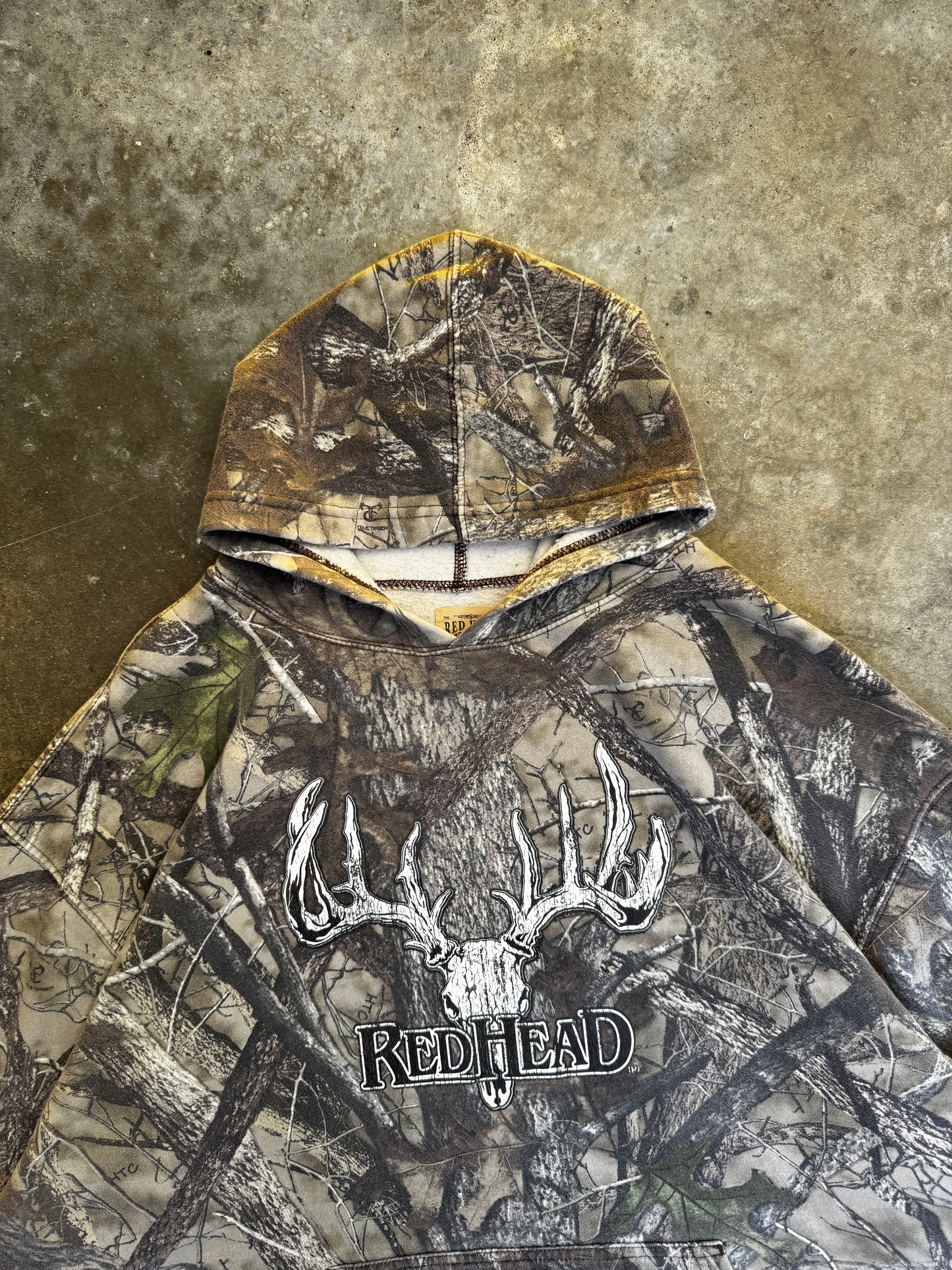 (XXL) 00s Camo Hoodie