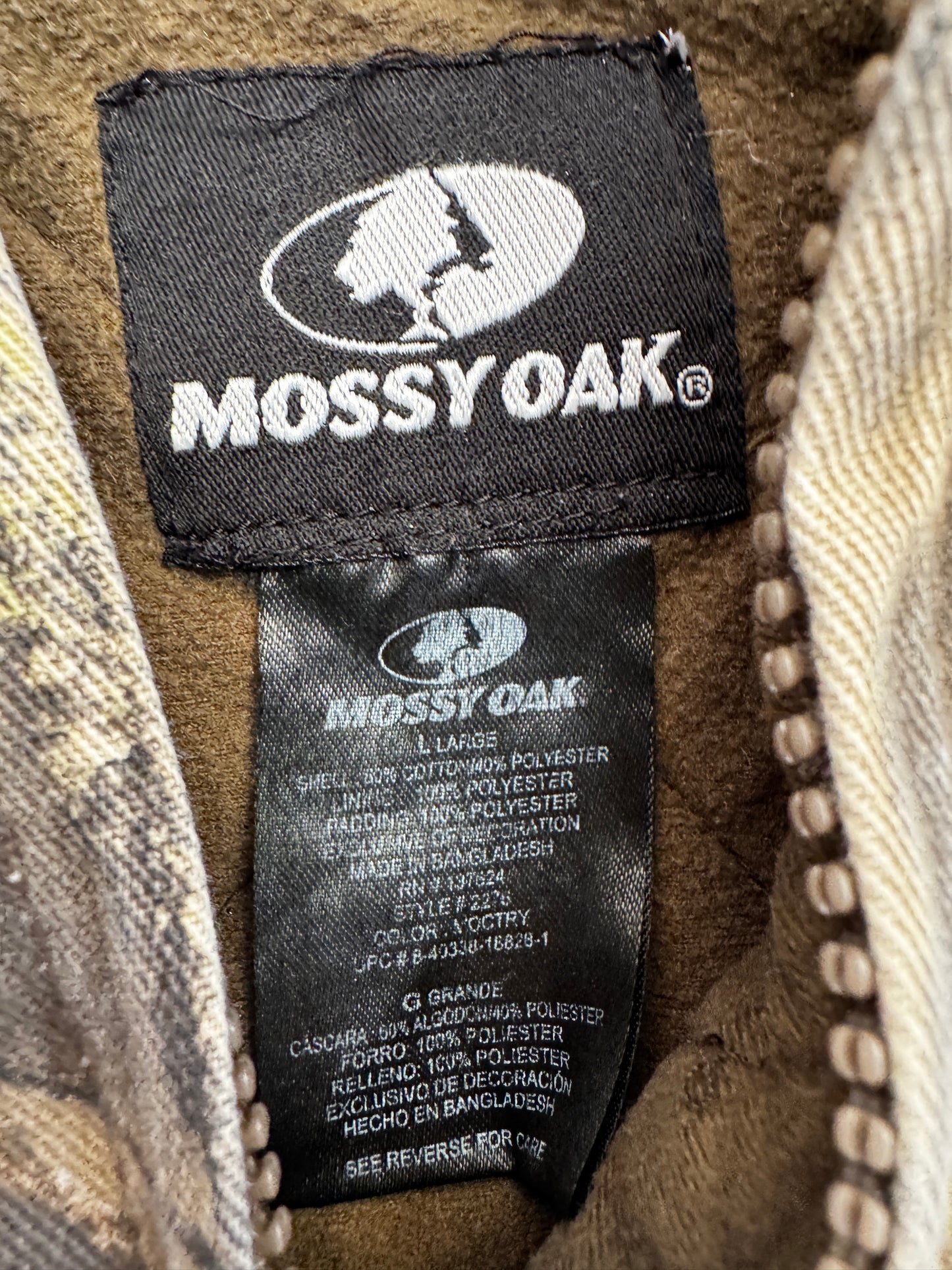 (L) 00s Mossy Oak Camo Jacket