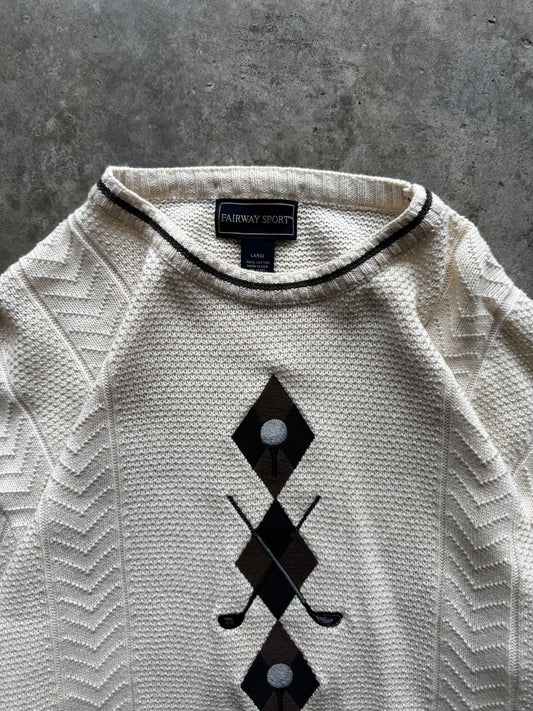(L) Vintage Golf Sweater