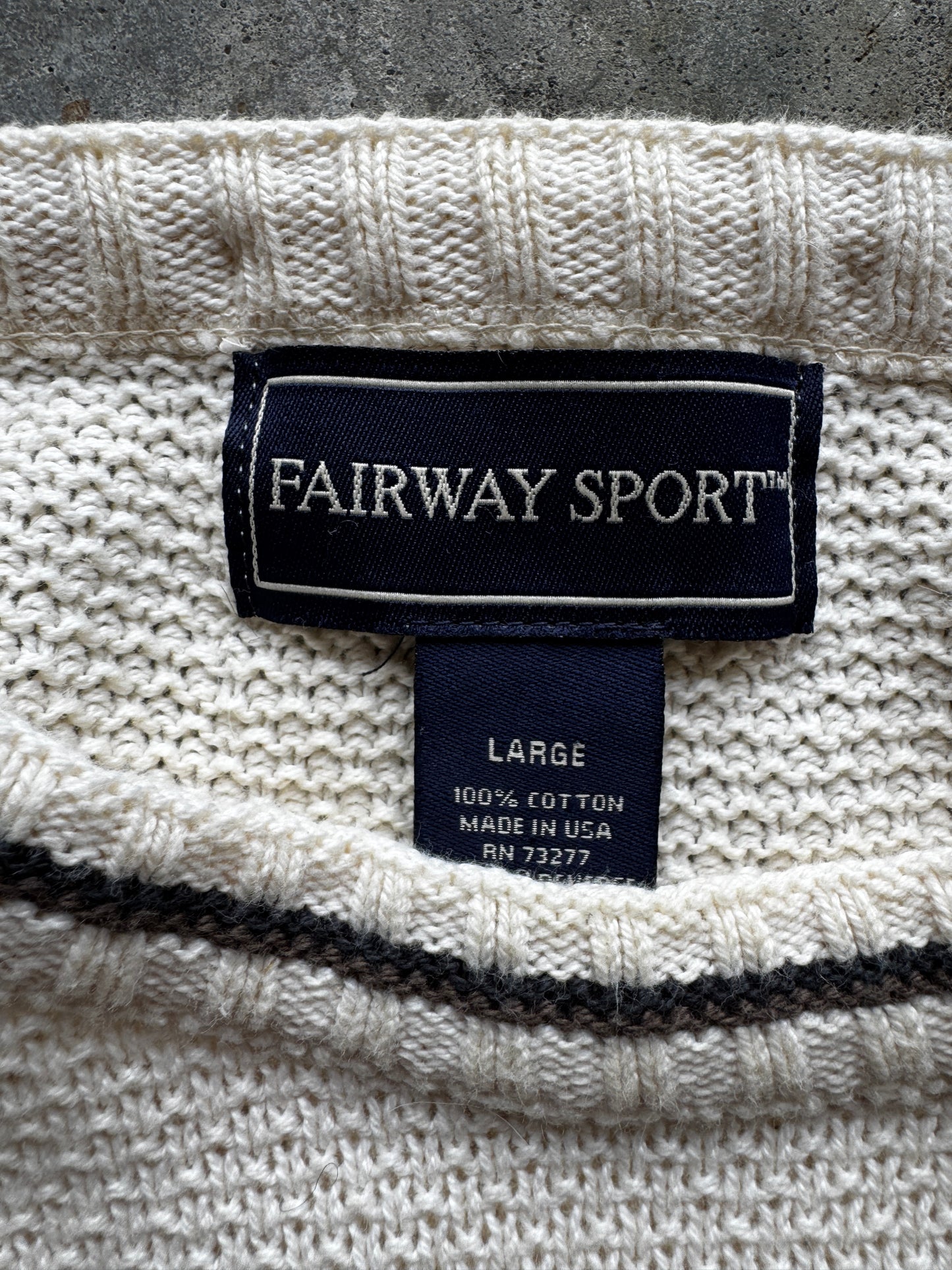 (L) Vintage Golf Sweater