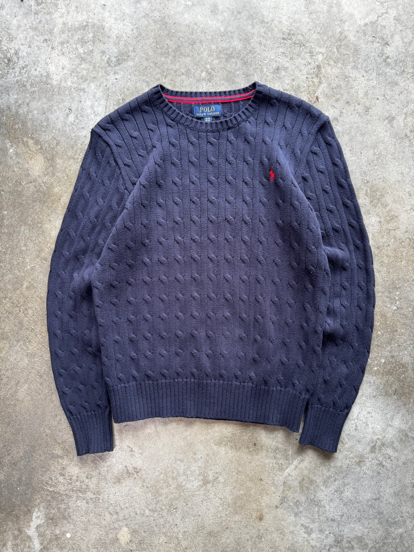 (M) Vintage Polo Sweater