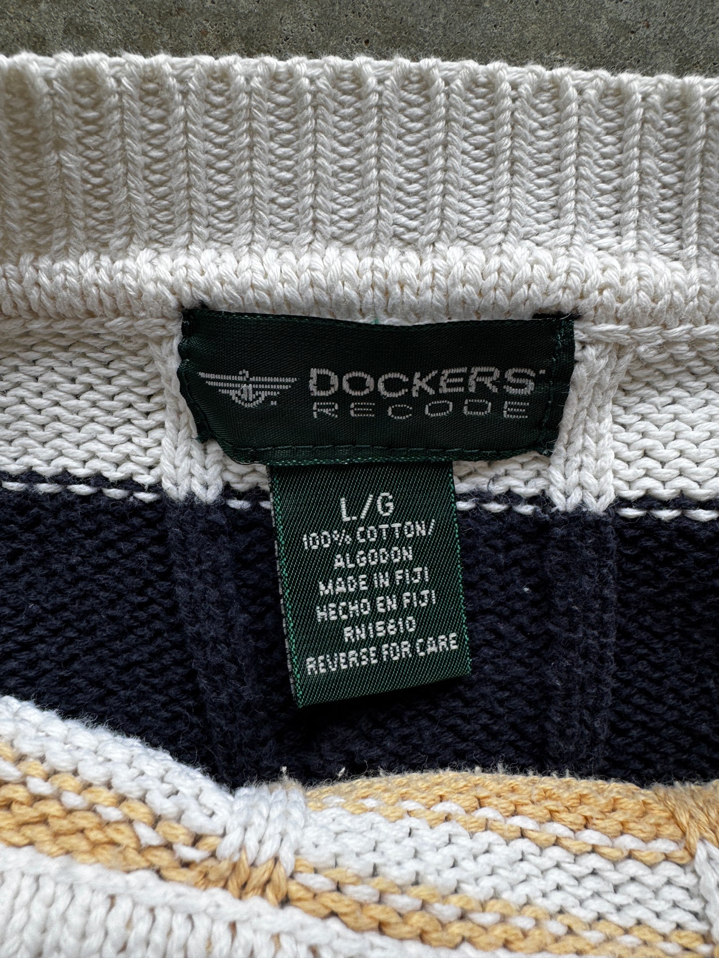 (L) Vintage Dockers Knit Sweater