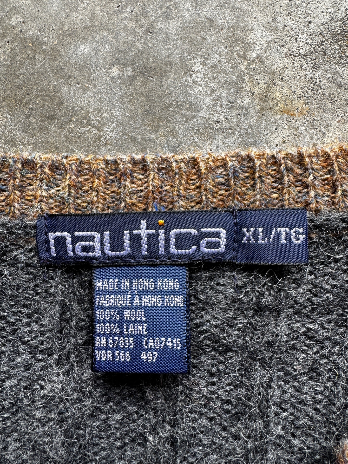 (XL) Vintage Nautica Wool Sweater