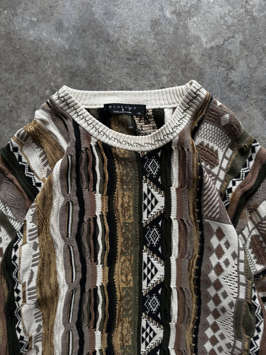 (XL) Vintage Protegé Coogi-Like Sweater